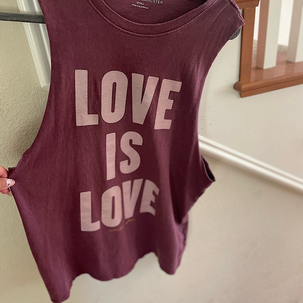 Spiritual Gangster Love Is Love Muscle Tee